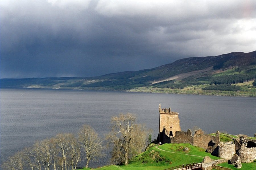 Urquhart Castle on Loch Ness.
