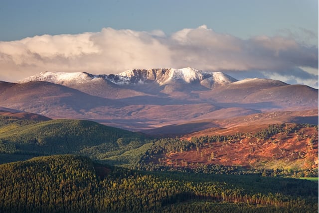 Landscape near Ballater in the Cairngorms. Pic credit: Nigel Corby